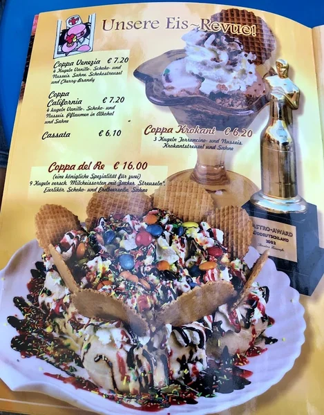 menu 1 of Eiscafé Venezia