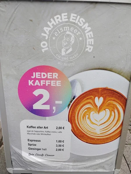 menu 2 of Eiscafé Eismeer