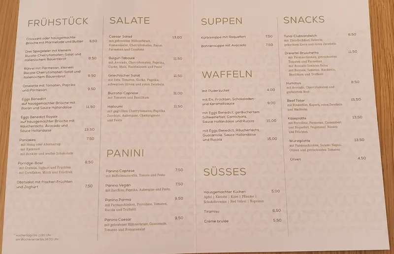 menu 0 of Gottlieb Café & Bar