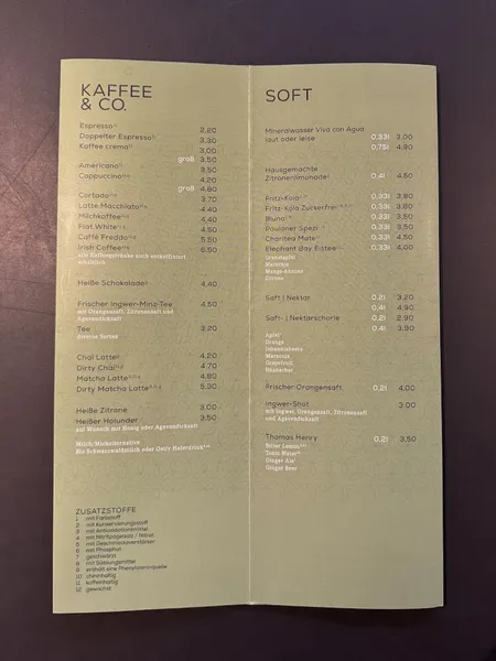 menu 2 of Gottlieb Café & Bar