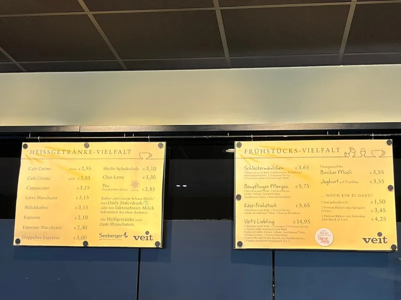 menu 0 of Bäckerhaus Veit Café