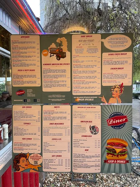 menu 0 of American Diner Durlach
