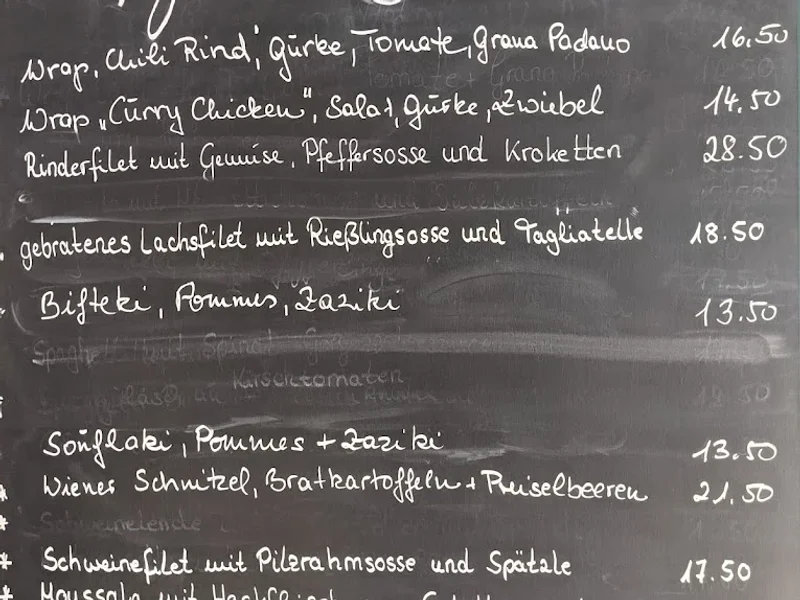 menu 1 of Judy's Pflug