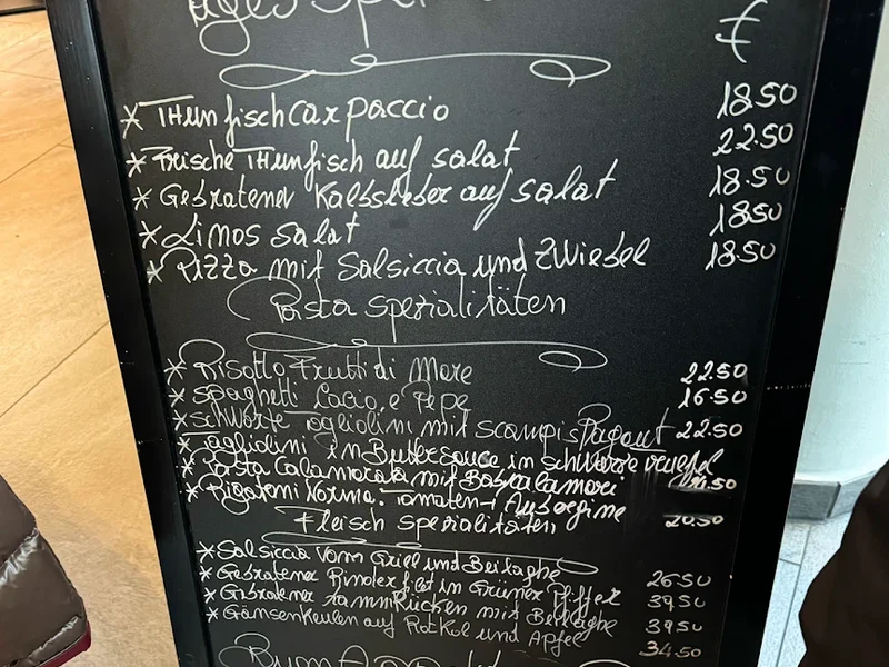 menu 2 of Linos Weinbar