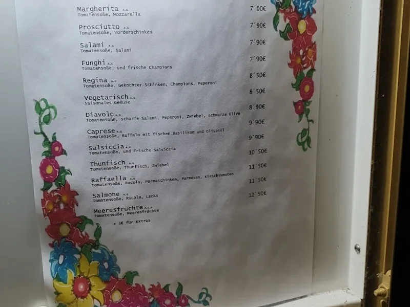 menu 2 of Da Raffaella