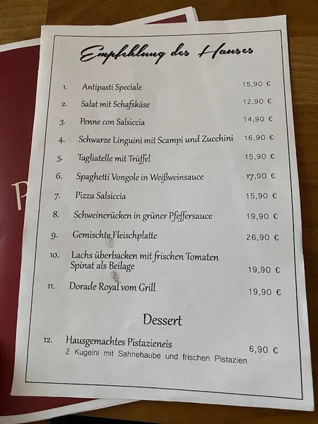 menu 0 of Pastalozzi GmbH & Co. KG