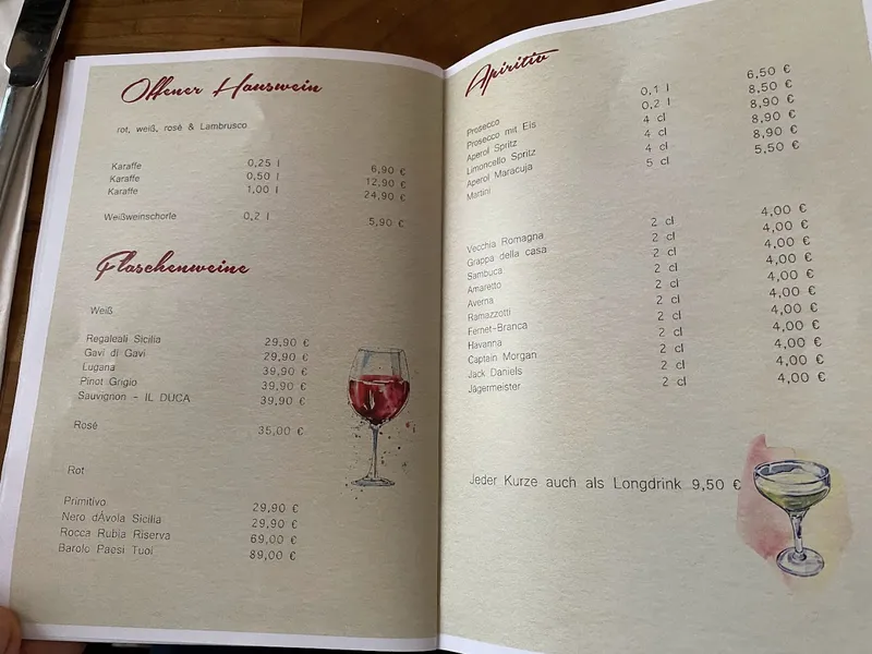 menu 1 of Pastalozzi GmbH & Co. KG