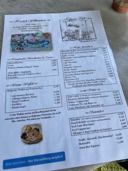 menu 1 of Kaffeegarten Schuldt