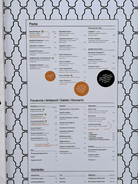 menu 0 of La Patina: Pizza Restaurant Lieferservice Wilhelmsburg