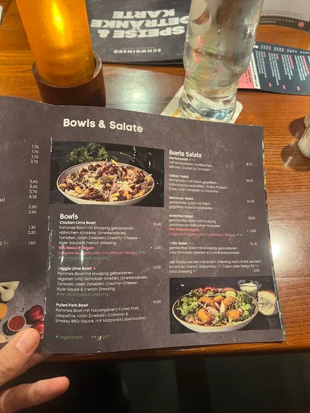 menu 1 of Schweinske Wilhelmsburg