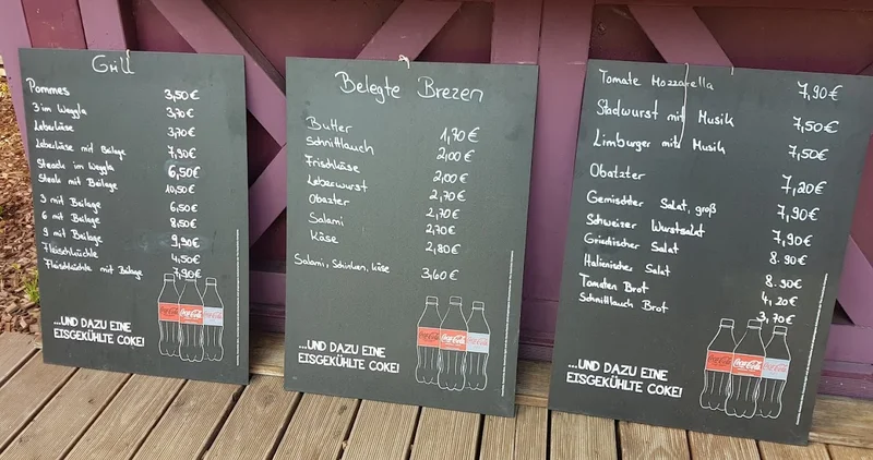 menu 0 of Wiesen Biergarten