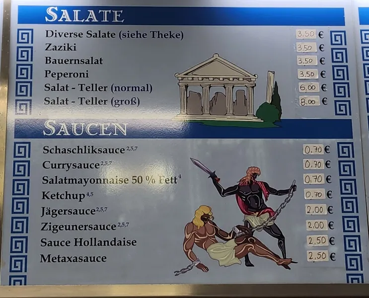 menu 1 of Gaststätte Saloniki Grill