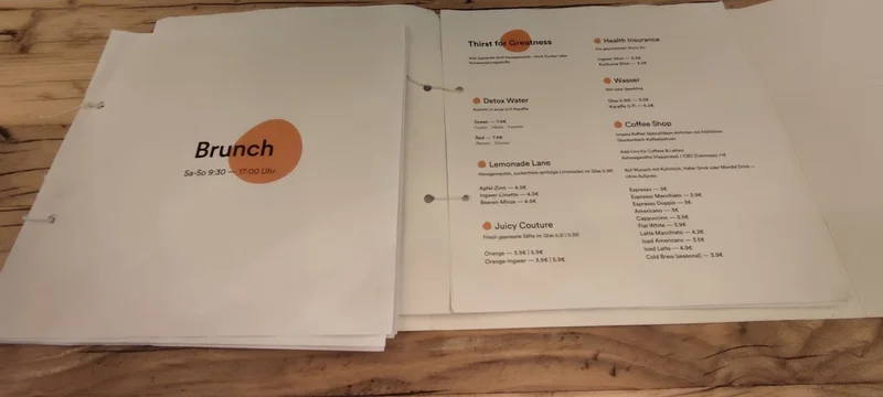 menu 2 of Botanista Café Club