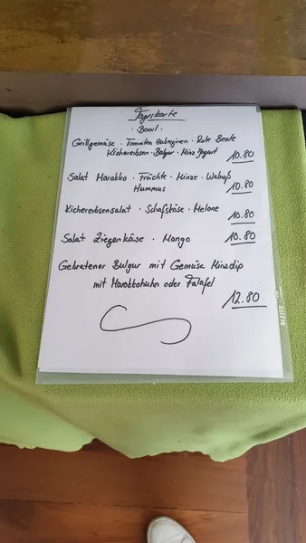 menu 2 of Café Zimt und Trallala