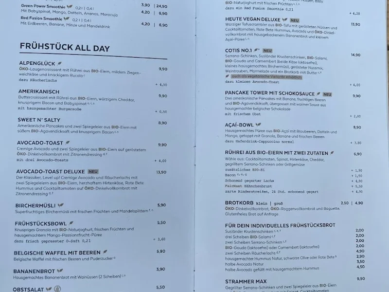 menu 0 of Cotidiano Gärtnerplatz