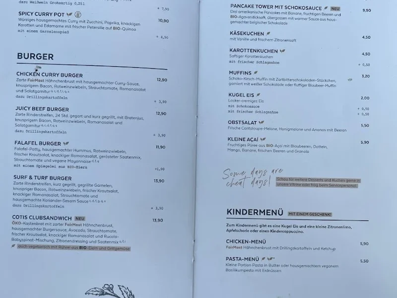 menu 1 of Cotidiano Gärtnerplatz
