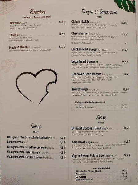 menu 0 of Hungriges Herz