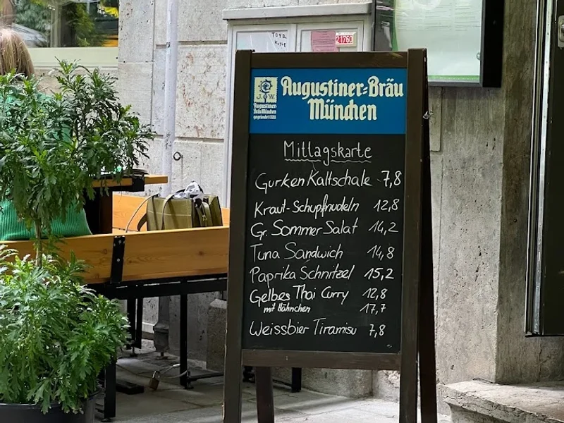 menu 2 of Bohne & Malz am Stachus