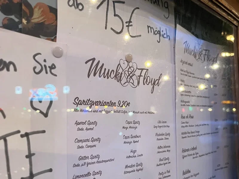 menu 2 of Mucki & Floyd