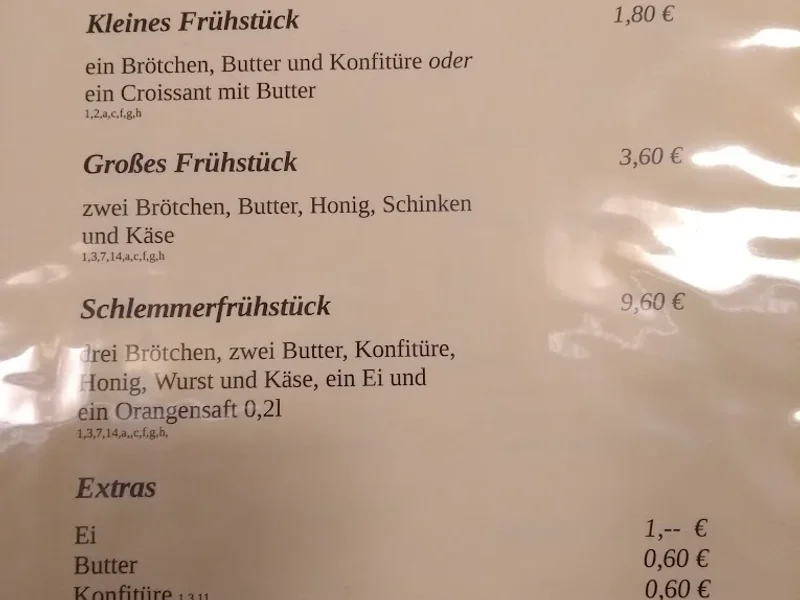 menu 2 of Café Konditorei Herrmann