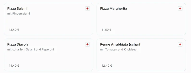 menu 0 of Beim Staudinger Trattoria Da Francesco