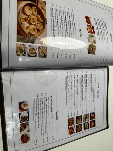 menu 2 of Soban Mannheim