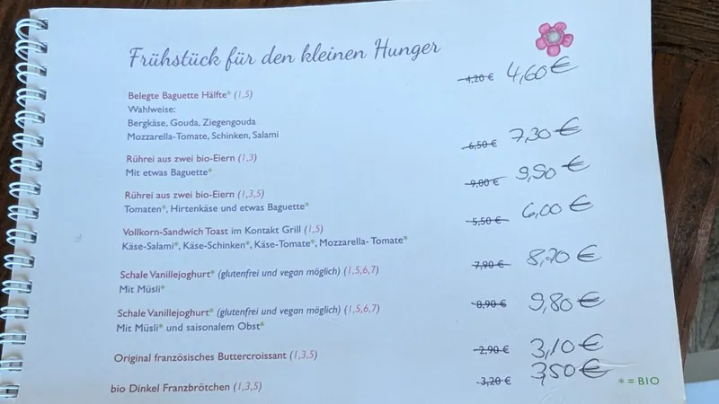 menu 0 of Café La Petite Rue