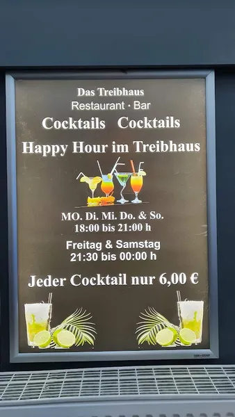 menu 0 of Das Treibhaus