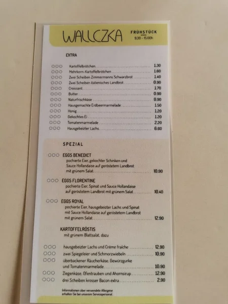 menu 0 of WALLCZKA