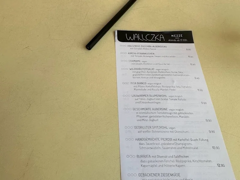 menu 1 of WALLCZKA