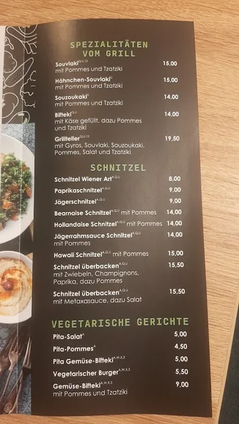 menu 1 of Iltis-Grill