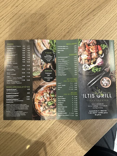 menu 2 of Iltis-Grill