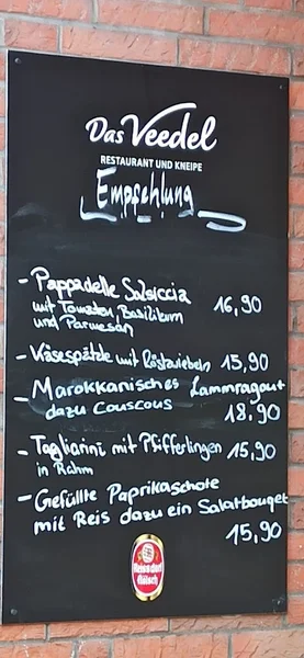 menu 1 of Das Veedel, Restaurant & Kneipe