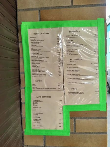 menu 0 of Bambule.Kaffeebar