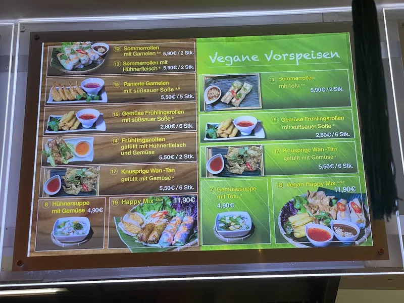 menu 1 of Laternen - Köstlichkeiten aus Vietnam