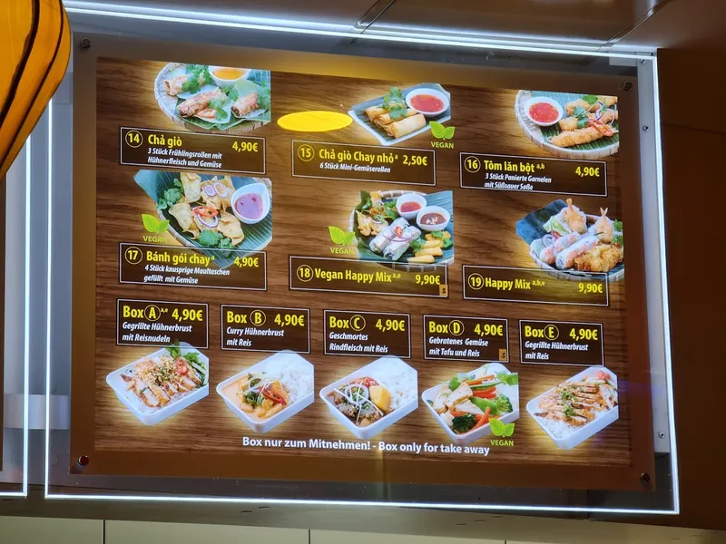 menu 2 of Laternen - Köstlichkeiten aus Vietnam