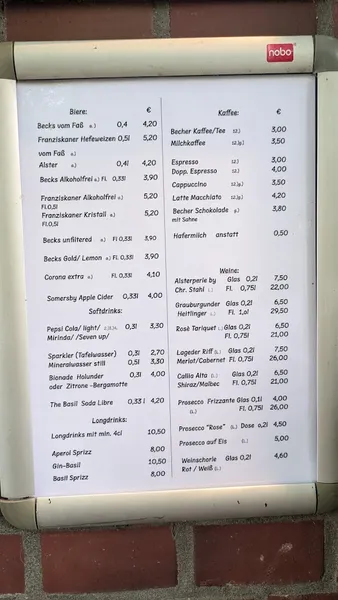 menu 1 of Alsterperle