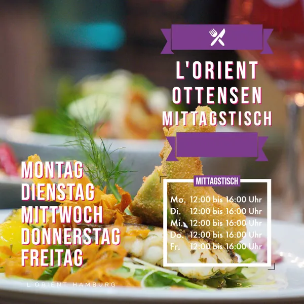 menu 2 of L’Orient Restaurant Libanais