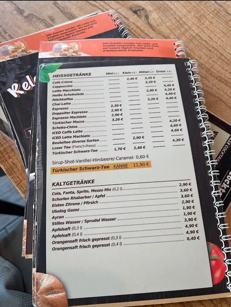menu 2 of Bäckerei Vatan