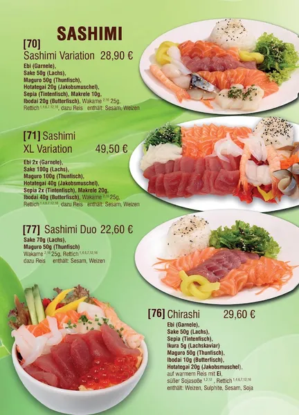 menu 0 of Sushi & Wein Dresden-Altstadt