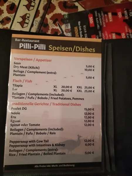 menu 0 of Pilli-Pilli