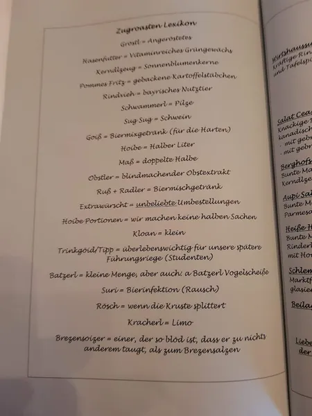 menu 0 of Berghof