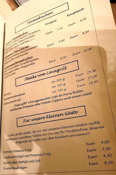 menu 2 of Berghof