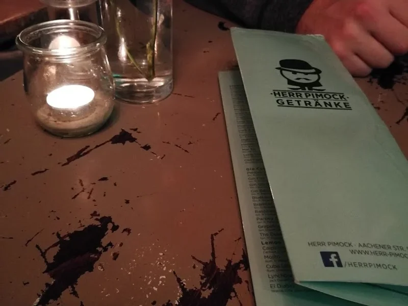 menu 1 of Herr Pimock