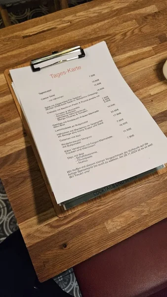 menu 1 of Café Toré