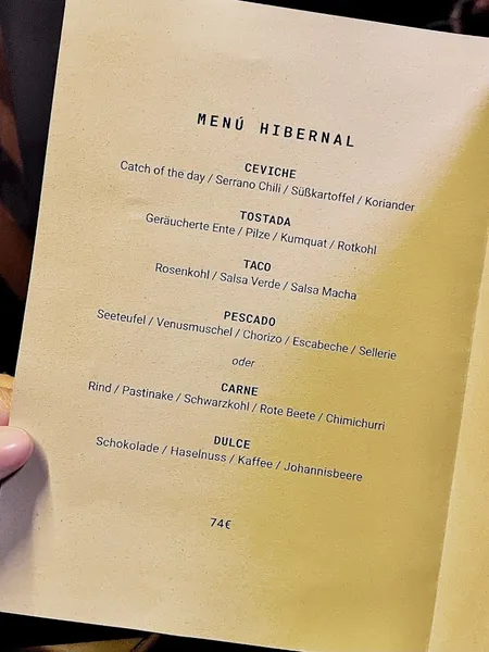 menu 2 of Salt & Silver - Restaurants