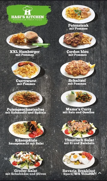 menu 0 of Hasi KITCHEN