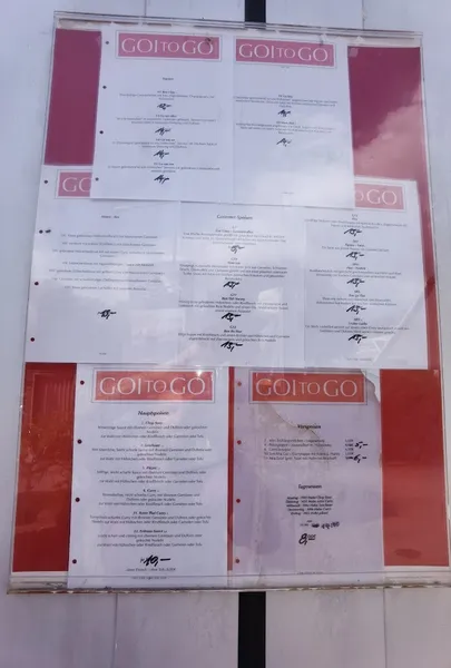 menu 0 of GOI TO GO