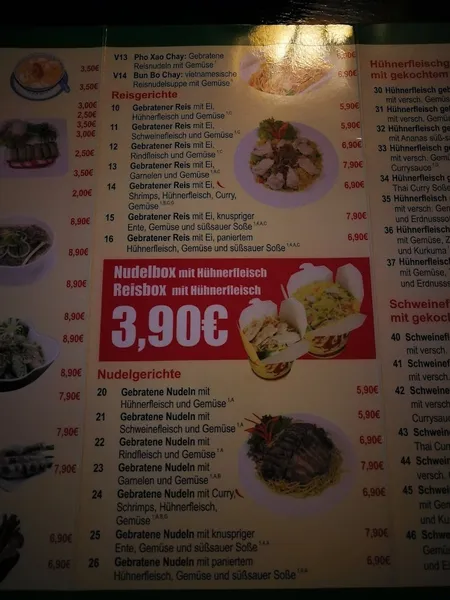 menu 1 of An Asia Imbiss