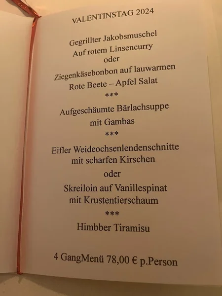 menu 0 of Restaurant Lengeling & Bialy